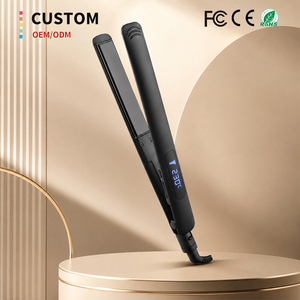 Plancha de Pelo Profesional con Pantalla Digital LED, Calor Ajustable, Placas Flotantes de Cerámica y Revestimiento Eléctrico - Product Image 1