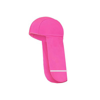 HBC Outdoor Night Riding Safety Bandas reflectantes Cola larga Transpirable Protección solar Protector de cuello Sombrilla Casco Liner Cape Cap