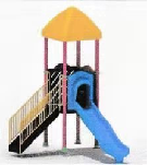 Meilleure Vente : Toboggan Spirale Extérieur en Plastique Arc-en-ciel pour Enfants, Équipement d'Amusement Durable pour 5-10 Enfants de Maternelle