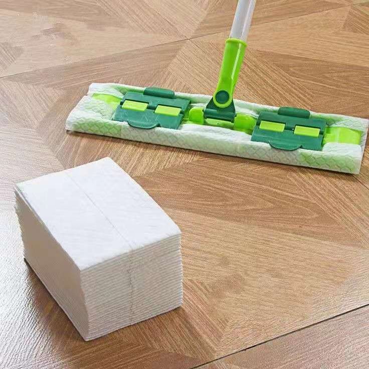 Disposable wood floor cleaning wipes, Non-woven Dry Mop Wipes, floor duster cloth