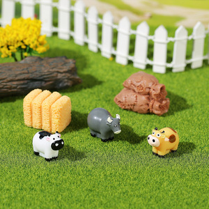 Juguetes de animales de granja Wenwen, mini modelos de resina para juegos de simulación, educación temprana - Product Image 3