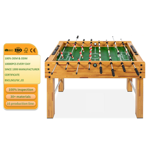 Sự lựa chọn tốt nhất sản phẩm 48 \ "cạnh tranh có kích thước <span class=keywords><strong>Foosball</strong></span> bảng làm bằng tay bằng gỗ bóng đá trò chơi bảng bền MDF chất liệu để sử dụng nhà - Product Image 1
