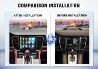 Radio Mobil Android Layar Sentuh 8,4 Inci 4G WiFi Wireless CarPlay DSP 8-core Pemutar Multimedia GPS Navigasi untuk Panamera