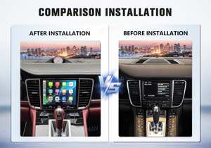 Autoradio Android avec écran tactile de 8,4 pouces, 4G WIFI, Carplay sans fil, lecteur multimédia, navigation GPS pour Porsche Panamera 2010-2016 - Product Image 2