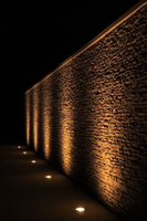 Luces empotradas en el suelo para exteriores, foco de cubierta antivértigo profundo, luz de arandela de pared escalonada, IP67, ROHS, 2017
