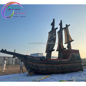 Modèle gonflable de bateau de <span class=keywords><strong>pirate</strong></span> pour la décoration - Product Image 1