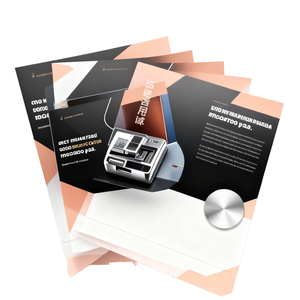 Custom Design Paper Folding Flyers Printing Paper Instruction Manual Printing Stock <strong>Card</strong> User Manual Printing Flyer <strong>Booklet</strong> - Product Image 2