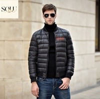 SOLU Veste zippée à col montant pour homme, automne/hiver, grande taille, coupe ajustée, style baseball court, tendance, pour couples