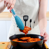 Ensemble d'ustensiles de cuisine en silicone 12 pièces avec manches en bois - Outils de cuisson écologiques