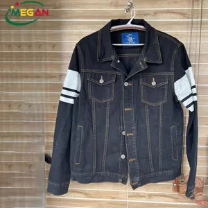 Megan hỗn hợp kiện thứ hai tay quần áo bạn trai sử dụng denim jeans áo khoác từ Trung Quốc