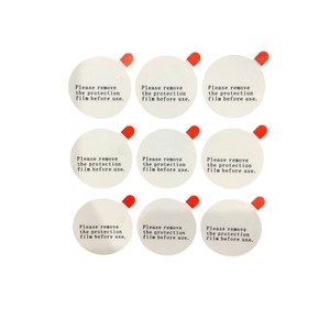 Circular Ear <b>Printed</b> Red Pvc Anti Static Protective Film For Mobile Phone <b>Camera</b> Lens - Product Image 1