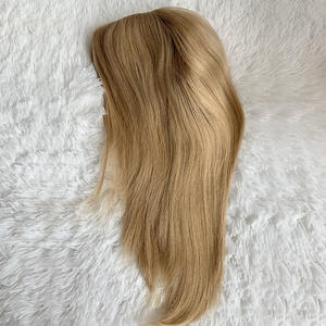 <span class=keywords><strong>Balayage</strong></span>-Peluca de <span class=keywords><strong>cabello</strong></span> remy con cutícula completa, pelo europeo de longitud corta, 14 pulgadas, base de seda, peluca judía, kosher, precio de fábrica - Product Image 4