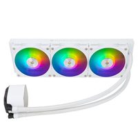 Refroidisseur de processeur liquide Thermalright Frozen Horizon 360 V2 BLANC ARGB avec trois ventilateurs PWM 1550RPM pour LGA1700 AM5