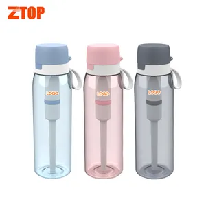 Wholesale Eco-Friendly BPA Free Easy Carrying Portable Outdoor Camping Hiking Sports Water Bottle Purifier