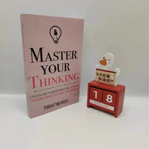 New arrival Master your thinking custom softcover novel english reading book for adults printing stock books wholesale