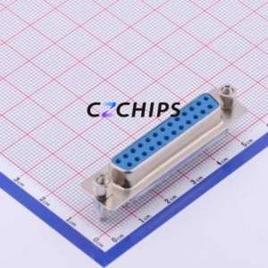 DS1034-25FUNSI44 D-Sub/VGA Connector Through hole Component (THT) Connector Standard D-Sub Female 25P Through Hole - Product Image 1