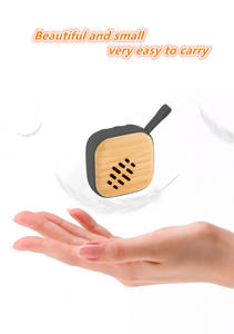 Haut-parleur Bluetooth portable X26 en bambou, directement de l'usine, avec un haut-parleur de 52 mm, idéal pour le camping en plein air, les voyages et la maison - Product Image 3