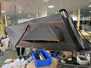 Lightweight Hard Shell Roof Tent Car Factory Price Aluminum Camping <strong>Accessories</strong> Easy Installation Rooftop Tent Car - Product Image 5
