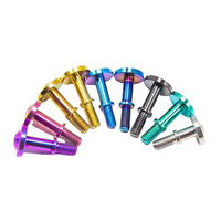 GR5 baut Titanium M6 * 25mm harga pabrik tombol Torx kepala CVT sekrup pengencang warna-warni baut kaca depan sepeda motor