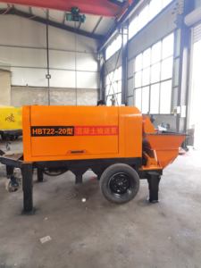 Pompa Beton diesel Pengaduk Beton Jarak Jauh dengan Pompa Mesin Pompa Semen - Product Image 3