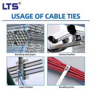 روابط من الفولاذ المقاوم للصدأ-وصلات أسلاك ذاتية القفل متعددة الأغراض الثقيلة - Product Image 5