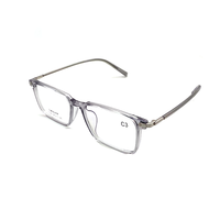 Montures de lunettes optiques en acétate Tr90 à prix réduit bon marché lunettes optiques de créateur pour hommes et femmes