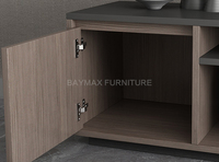 Meuble TV, meuble TV, mélamine MDF, table basse, salon