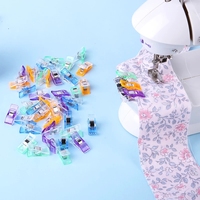 Clips de couture colorés en plastique artisanat crochet tricot pinces de vêtements de sécurité couleur pinces de reliure papier