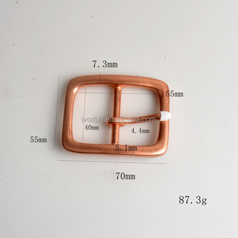 40mm Solid Copper Garment Handbag Belt Pin Buckle Strap Clips