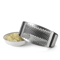 Professionele Keuken Gadgets 2022 Plastic Rvs Rocker Gehaktmachine Crusher Knoflook Tool Pers Chopper En Roller
