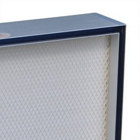 Filter Udara Cairan HEPA H13 H14 HZY Pabrik Baru dengan Seal Cairan Kustom dan Gel Edge untuk Unit Penanganan Udara Ruang Bersih Farmasi