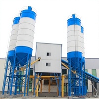 Centrale à béton électrique haute performance GUANCHENG HZS60, conception stationnaire avec contrôle PLC pour projets d'infrastructure
