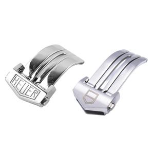 Mattes Poliertes Schwarz Roségold 18mm 20mm Edelstahl Metall Uhrenarmband mit Schmetterlingsschließe für Heuer Uhr Buckle - Product Image 1