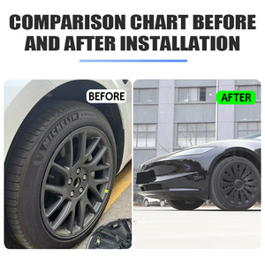 Automóvil para Tesla Modelo 3 Highland 4 Uds tapa de rueda de repuesto de rendimiento <span class=keywords><strong>tapacubos</strong></span> de rueda de <span class=keywords><strong>18</strong></span> <span class=keywords><strong>pulgadas</strong></span> - Product Image 3