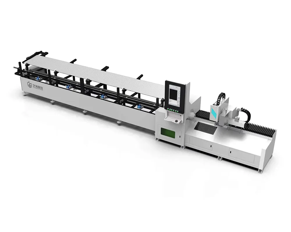 कट लेजर कटर प्लेट और पाइप के लिए सीएनसी मेटल स्टैंसिल 6020 फाइबर पुल ट्यूब लेजर कटिंग मशीनें 6000W खरीदने से घबराएं