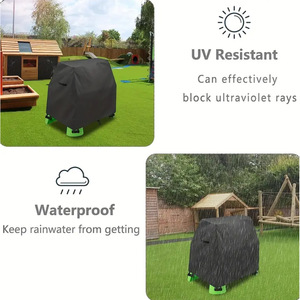 Housse de jouet d'extérieur étanche à la poussière et aux UV pour enfants pour piscines anti-éclaboussures et réservoirs d'eau avec poignée housses de meubles - Product Image 5