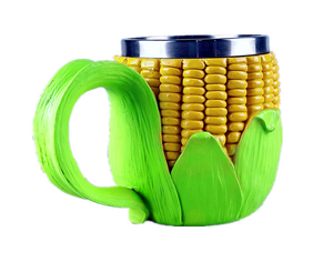Vente en gros Nouveau Créatif Résine Acier Inoxydable Simple Créatif Personnalité Amusant 3D Fruits Bière Tasses Maïs Raisin Tasse Cadeau Whisky Tasse - Product Image 3