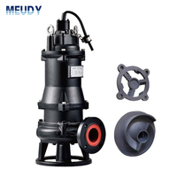 MEUDY Z 2.2-7.5kW 2P Pompe submersible pour eaux usées Pompe de puisard d'assèchement en fonte pour traitement des eaux usées