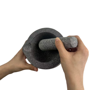 Juego <span class=keywords><strong>de</strong></span> <span class=keywords><strong>Mortero</strong></span> y Pilón <span class=keywords><strong>de</strong></span> Granito <span class=keywords><strong>de</strong></span> Estilo Clásico sin Pulir, Ecológico, Duradero, Personalizable, <span class=keywords><strong>Mortero</strong></span> y Pilón <span class=keywords><strong>de</strong></span> Granito OEM para el Hogar - Product Image 3