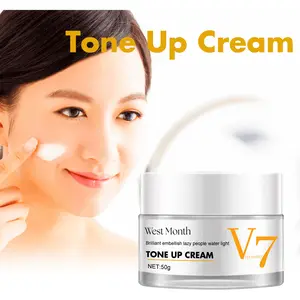 自有品牌V7水合化妆品护理霜保湿霜抗衰老减少皱纹美白皮肤面部面霜