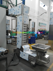 DZJX Elevador de cangilones de acero inoxidable tipo Z de doble salida, de elevación lenta, para granos pequeños, arroz, patatas y espuma de caucho - Product Image 6