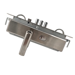 Set Serratura di Alta Sicurezza per <span class=keywords><strong>Porta</strong></span> d'Ingresso in Acciaio Inox di Alta Qualità con Corpo Serratura a Doppio Gancio per Maniglia <span class=keywords><strong>Porta</strong></span> Metallica - Product Image 1
