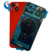 Étuis de téléphone portable OEM pour iPhone 16Pro Max 16 15 14 Plus 15Pro Max boîtier en verre arrière aimant lampe de poche NFC câble flexible sans fil