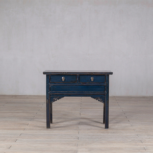 <span class=keywords><strong>Console</strong></span> en bois d'orme recyclé vintage faite à la main avec tiroirs, style traditionnel, <span class=keywords><strong>meuble</strong></span> de salon - Product Image 1