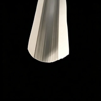 Profil en aluminium courbé avec papier adhésif de positionnement pour projets de plâtrage résidentiel en cloisons sèches