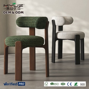<span class=keywords><strong>Chaise</strong></span> de salle à manger rembourrée en bois massif de style nordique MYUZ OEM 2026, ensemble complet de meubles, <span class=keywords><strong>chaise</strong></span> de salle à manger de style vintage - Product Image 1