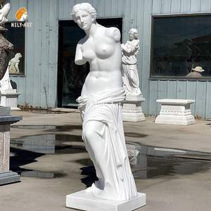 MILY intagliato a mano su misura scultura in pietra romana scultura famosa statua <span class=keywords><strong>di</strong></span> marmo bianco a grandezza naturale <span class=keywords><strong>di</strong></span> <span class=keywords><strong>venere</strong></span> De Milo - Product Image 1