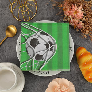 Soccerer Motif Serviettes En Papier <span class=keywords><strong>Vaisselle</strong></span> De Fête <span class=keywords><strong>Jetable</strong></span> Serviette En Papier Soccerer <span class=keywords><strong>Thème</strong></span> Fête D'anniversaire <span class=keywords><strong>Vaisselle</strong></span> - Product Image 3