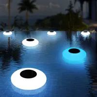 Bahçe ışıkları havuz güneş peyzaj aydınlatma şişme çeşme güneş yüzen lamba kamp dekor UFO çim lambaları