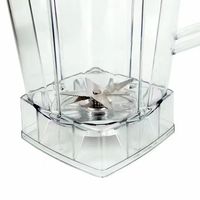 Qualité commerciale grande puissance 9500W mélangeur machine 3L cuisine mixeur mélangeur argent crête multifonction pour un usage domestique